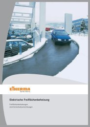 Elektrische Freiflächenbeheizung - GLAMMER Industriebedarf KG