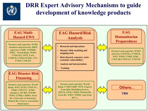 World Meteorological Organization Working together in ... - GFDRR