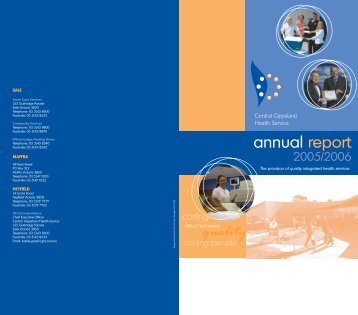 CGHS Annual Report 2005 - GHA Central