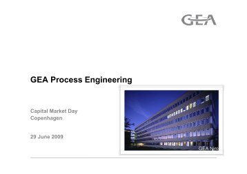 GEA Process Engineering - GEA Group