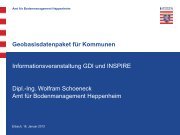 Geobasisdatenpaket für Kommunen