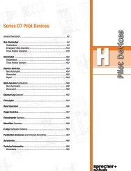 Series D7 Pilot Devices - Sprecher+Schuh E-Catalog SSNA2012