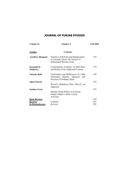 Download entire Journal volume [PDF] - Global and International ...