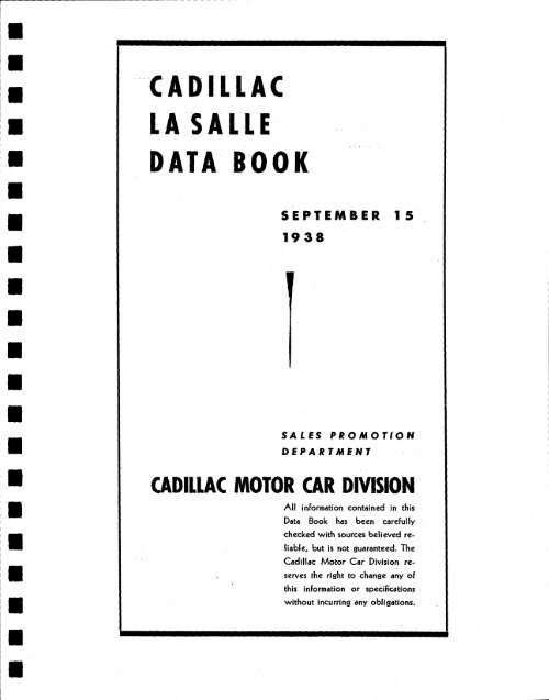 1939 Cadillac - GM Heritage Center