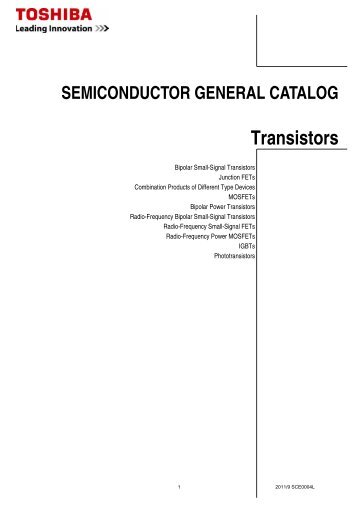 Transistors: SEMICONDUCTOR GENERAL CATALOG