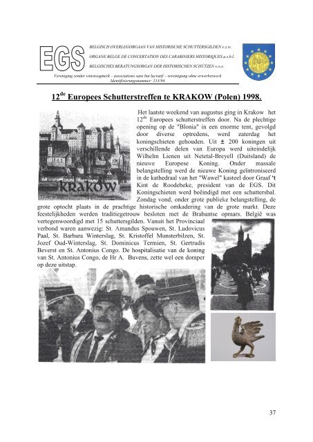 t Klepke nr. 10 oktober 1998 - Verbond der Schuttersgilden Genk