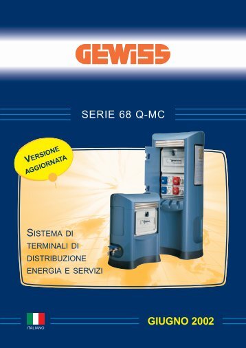 GIUGNO 2002 SERIE 68 Q-MC - Gewiss