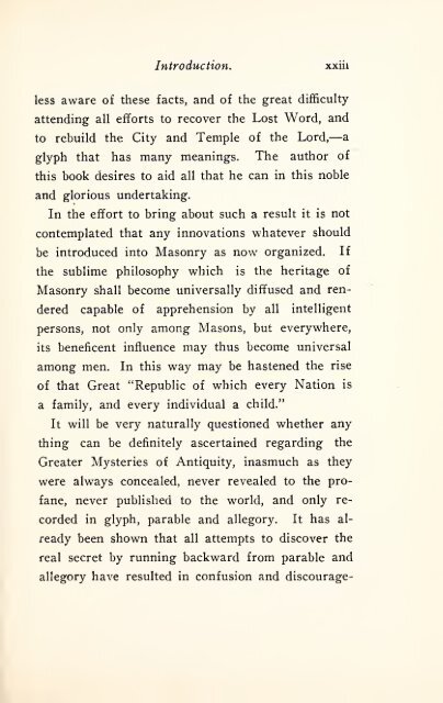 Mystic masonry, or, The symbols of freemasonry and the greater ...