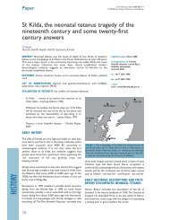 St Kilda, the neonatal tetanus tragedy of the nineteenth century and ...