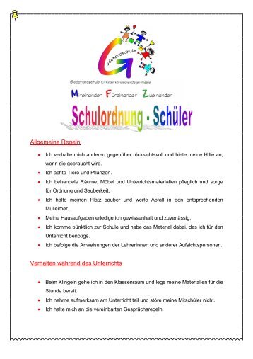 Schulordnung-Schüler - Godehardschule