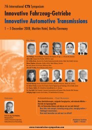 Innovative Fahrzeug-Getriebe Innovative Automotive Transmissions