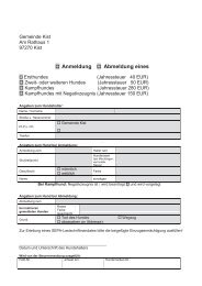 Formular Kindergarten Abmeldung - Gemeinde Cölbe