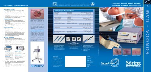 Ultrasonic Assisted Wound Treatment