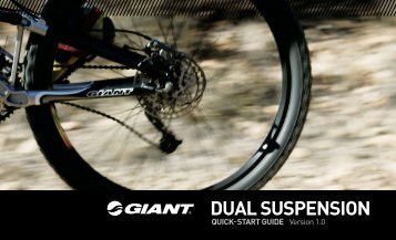 Table of contents - Giant Bicycles