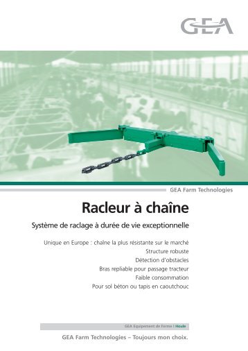 Racleur à chaîne - GEA Farm Technologies