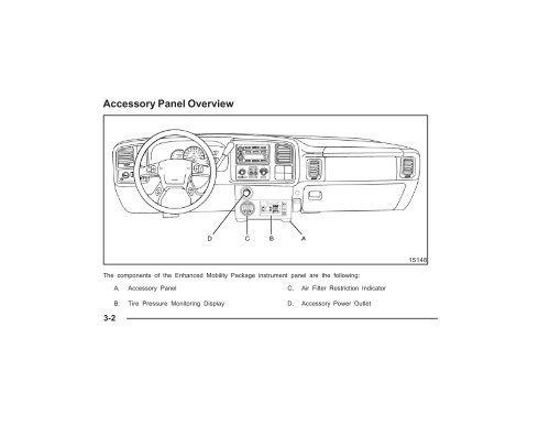 2003 Enhanced Mobility Package Operator's Manual (PDF) - GM Fleet