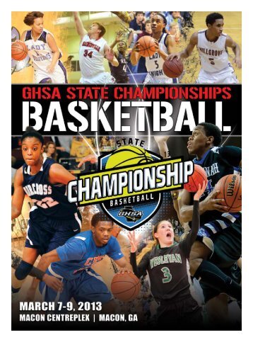 Championship Basketball Program - Georgia High School Association