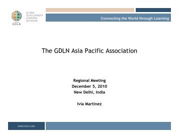 Ivia Martinez - GDLN Asia Pacific