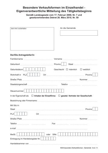 Verkaufsformen Magazine