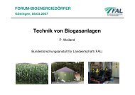 Technik von Biogasanlagen - Galerie Göttinger Land