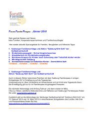 Forum Familie Pinzgau – Jänner 2010 - Unken