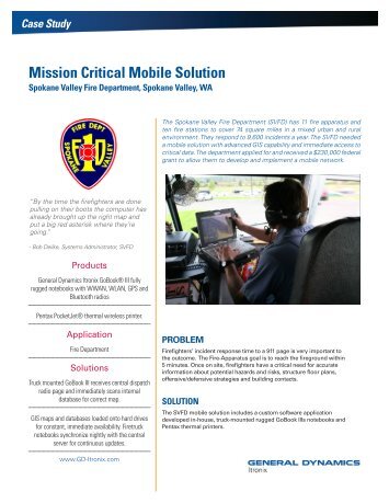 Mission Critical Mobile Solution - Itronix