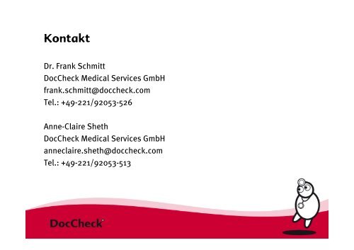 Der Doccheck® Login.