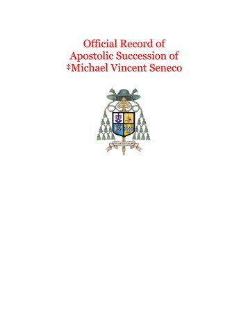 Official Record of Apostolic Succession of