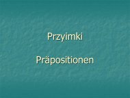 Przyimki Präpositionen