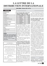 MAI 2006 N°75 - Global Retail Newsletter