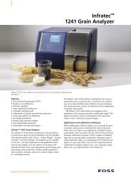 Infratec™ 1241 Grain Analyzer - Gerber OUTLOOK