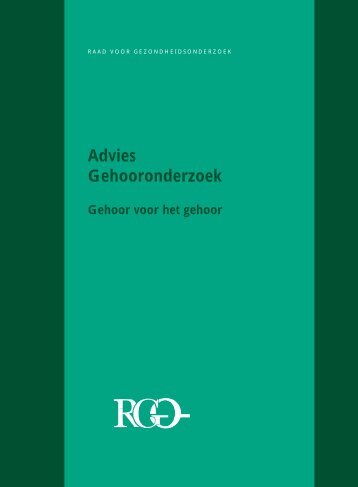 Publication ( PDF , 981.92 KB ) - Gezondheidsraad