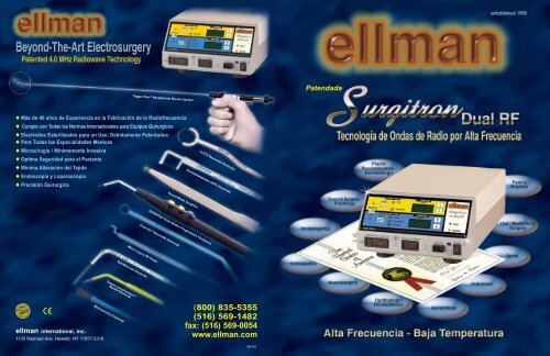 Surgitron Dual Frequency Catalogo - Venta de equipos médicos