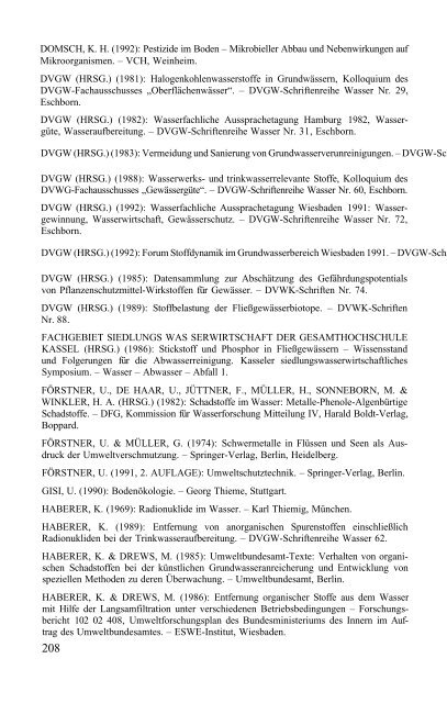 Das Verhalten von Umweltchemikalien in Boden und Grundwasser