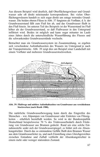 Das Verhalten von Umweltchemikalien in Boden und Grundwasser