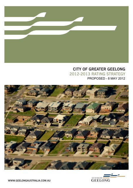 CITY OF GREATER GEELONG 2012-2013 Rating StRategy