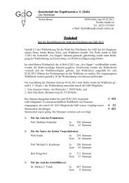 Wahlprotokoll 2003 - Gesellschaft der Orgelfreunde