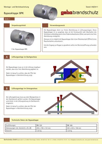 Montageanleitung BPK - geba Brandschutz