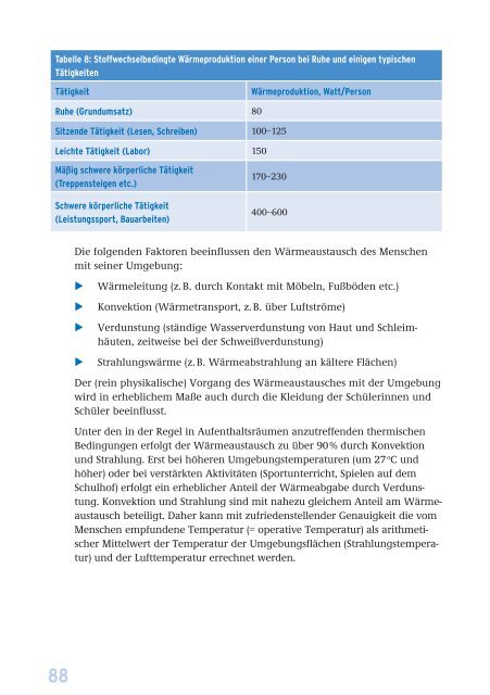 Leitfaden für die Innenraumhygiene in Schulgebäuden, Ausgabe 2008