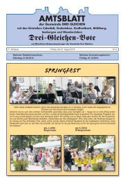 AMTSBLATT - Gemeinde Drei Gleichen