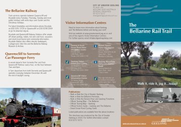 Bellarine Rail Trail Brochure 2010 - City of Greater Geelong