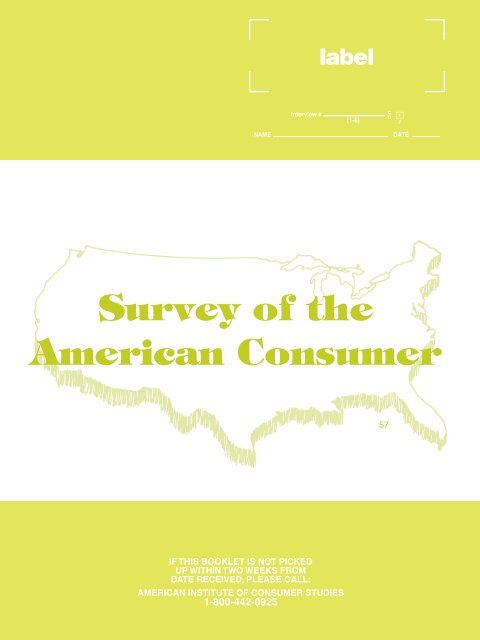 American Consumer - GfK MRI