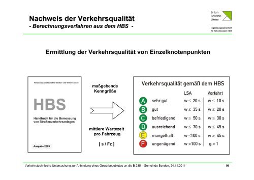 Präsentation Verkehrsuntersuchung Brocker-Feld - Gemeinde Senden