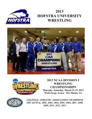 Hofstra NCAA Guide - GoHofstra.com