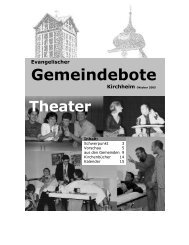 Oktober 2005 - Gemeindebote