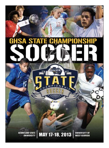 Soccer Event Program - Georgia High School Association