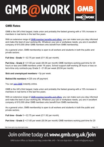 GMB Rates