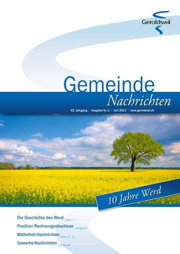 Nachrichten Nachrichten - Geroldswil