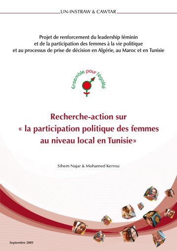 la participation politique des femmes au niveau local en Tunisie