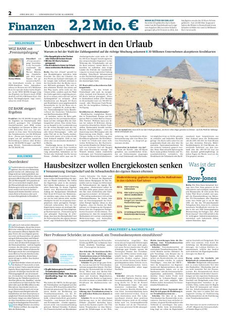 GAZ 3/2013 - Die Genossenschaften